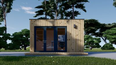 Premium Gartenhaus Tobi (34 mm + Holzverschalung) 10m² – Bild 2