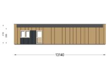 Holzhaus KULM 3 (66 mm + Holzverschalung) 70m² Isoliert – Bild 10