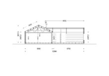 Holzhaus VALENTIN (44mm + Holzverschalung) 80 m² – Bild 10