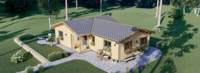 Bungalow ANIKA Isoliert 66mm + Holzverschalung),63 m² – Bild 10