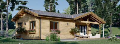 Bungalow ANIKA Isoliert 66mm + Holzverschalung),63 m² – Bild 3