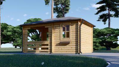 Gartenpavillon Florida (28mm), 3x5m, 15m² – Bild 4