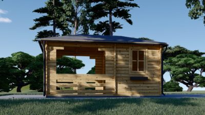 Gartenpavillon Florida (28mm), 3x5m, 15m² – Bild 5