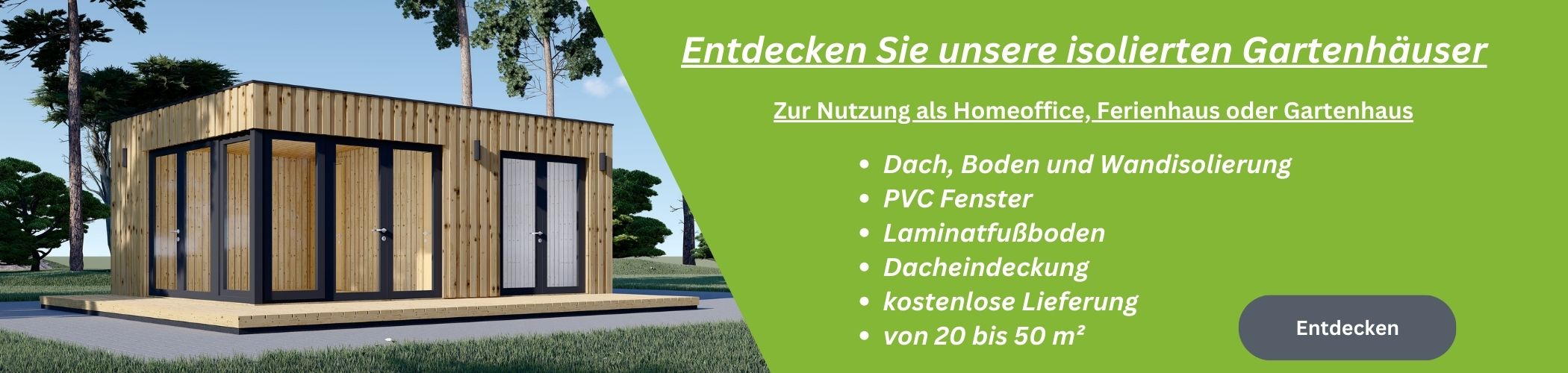 Premium Gartenhaus