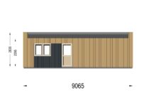 Holzhaus KULM 1 (66 mm + Holzverschalung) 48 m² Isoliert – Bild 12