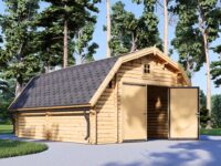 Holzgarage Kansas (44mm), 5x6m, 30m²