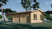 Doppelgarage (44 mm) 6x6m mit Carport 3x6m, 54m² – Bild 5