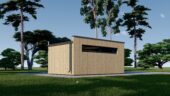 Holzgarage mit Flachdach(34mm + Holzverschalung), 3,2x5,2m, 16,6m² – Bild 6