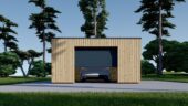 Holzgarage mit Flachdach (34mm + Holzverschalung), 5x6m, 30m² – Bild 5