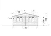 Doppelgarage (44 mm) 6x6m mit Carport 3x6m, 54m² – Bild 8