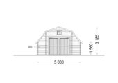 Holzgarage Kansas (44mm), 5x6m, 30m² – Bild 6