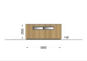 Dreifachgarage mit Flachdach (34mm + Holzverschalung), 9x6m, 54m² – Bild 10