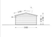 Premium Gartenhaus WIEN, 5x6 m, 30 m² – Bild 9
