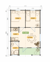 Ferienhaus Kasai B 70 – Bild 3