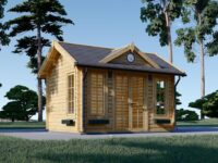 Premium Gartenhaus BRÜSSEL, 4x3m, 12m²