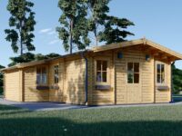 Blockbohlenhaus Daniela 43m²