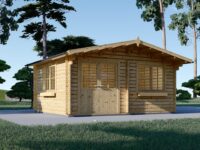 Premium Gartenhaus LINZ 5x5m, 25m²