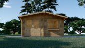 Premium Gartenhaus LINZ, 4x5m, 20m² – Bild 3