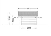 Premium Gartenhaus Bregenz, 4.5x3 m, 13 m² – Bild 10