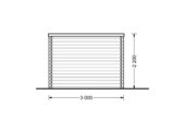 Gartenhaus ALAN PLUS (28mm), 5x3m,  9m² + 6.5m² – Bild 10