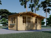 Premium Gartenhaus Bregenz, 4.5x3 m, 13 m²