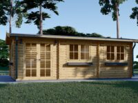 Premium Gartenhaus ELENA, 6.6 x 3 m, 20 m²