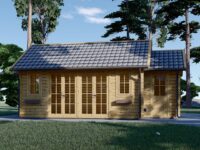 Blockbohlenhaus ERWIN (44 mm) 28 m²