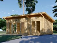 Blockbohlenhaus MARINA (66 mm) 30 m²