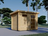 Gartenhaus aus Holz Kit (28mm), 3x2m, 6m²