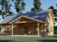 Blockbohlenhaus VERENA (66mm), 127m²