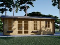 Blockbohlenhaus LEONIE 28m²