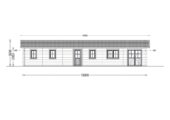 Blockbohlenhaus BOZEN (44 + 44mm), 15x6m, 90m² Isoliert – Bild 11