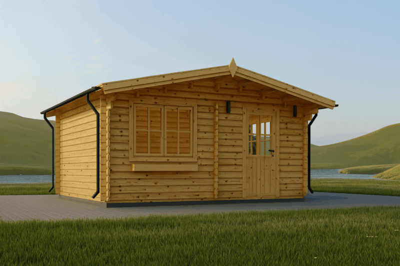 Gartenhaus Donau (44mm) 6x6m, 36m²