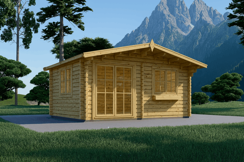 Gartenhaus WIEN 5x3 m, 15 m²