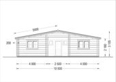Premium Blockbohlenhaus FRITZ (44 + 44mm) 60m² – Bild 7
