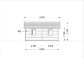 Premium Blockbohlenhaus FRITZ (44mm) 60m² – Bild 10