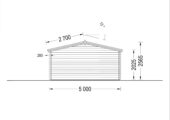 Gartenhaus LINZ, 5x4m, 20m² – Bild 8