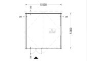 Premium Gartenhaus LINZ 5x5m, 25m² – Bild 7