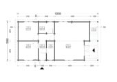 Blockbohlenhaus LUDWIG (66mm), 6x12m, 72m² – Bild 8