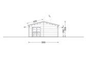 Blockbohlenhaus LUDWIG (66mm), 6x12m, 72m² – Bild 7
