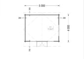 Gartenhaus MARTINA, 5x4m, 20m² – Bild 6