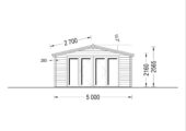 Gartenhaus MARTINA, 5x4m, 20m² – Bild 7