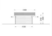 Gartenhaus MARTINA, 5x4m, 20m² – Bild 10