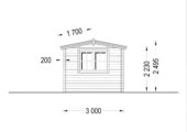 Gartenhaus OSKAR, 6x3 m, 18 m² – Bild 10
