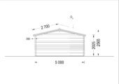 Gartenhaus WIEN 5x3 m, 15 m² – Bild 8