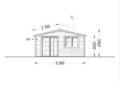Premium Gartenhaus WIEN, 5x5 m, 25 m² – Bild 7