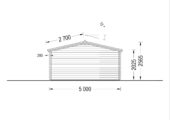 Premium Gartenhaus WIEN, 5x5 m, 25 m² – Bild 8