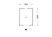 Gartenhaus BRITA 3x4 m, 9 m² – Bild 7