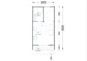 Gartenhaus BRITA 3x6 m, 18 m² – Bild 7