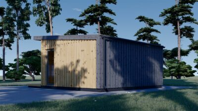 Gartenhaus EVELIN (34 mm + Holzverschalung), 5x4 m, 20 m²